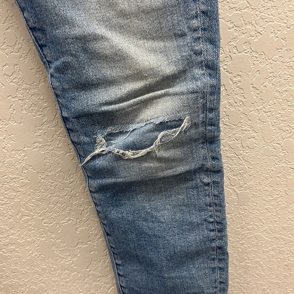 Mother The Looker Ankle Fray Jeans in Love Gun 26 - Picture 3 of 11